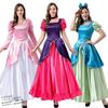 Fairy Tale Parent-child Cinderella Costume, Children Cosplay Adult Princess Dress Performance Costume