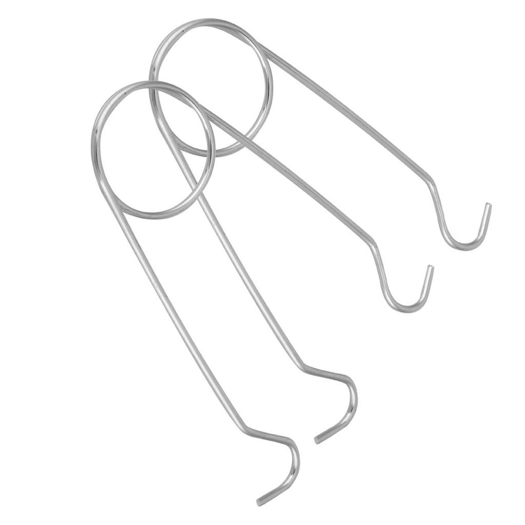 2Pcs Stainless Steel Fish Mouth Jaw Spreaders Hanging Hook Rack for Cooker Water Bottle