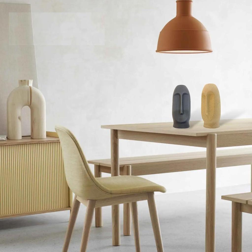 Современная декоративная керамическая ваза для лица для домашнего декора | Центральные элементы | Кухня | Офис или гостинаяКерамическая ваза для цветов