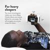 Creative cute alarm clock novelty electronic clock ren cartoon wheel will run alarm clock