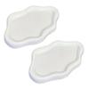Cloud-Shaped Jewelry Tray Decorative Plate For Rings Earrings Bracelets & Necklaces Plastic Vanity Tray For Women Bedroom Decor