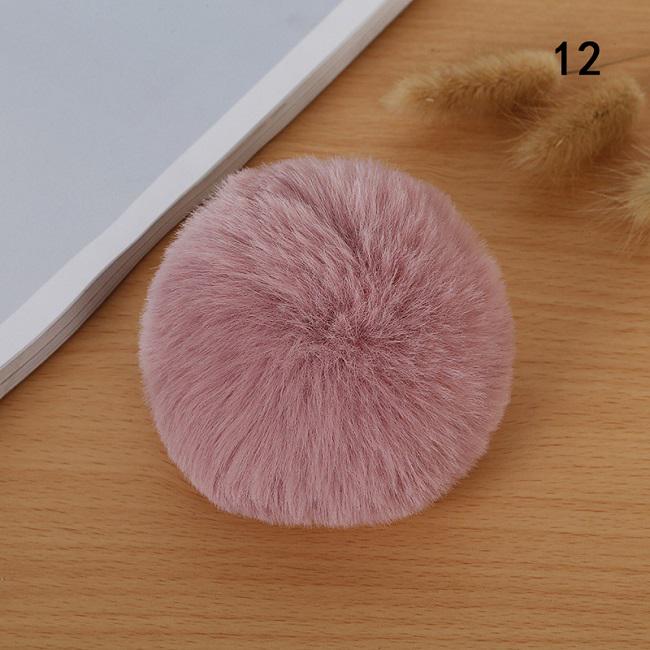 1 шт., пушистый 8 см, шарик из кроличьего меха, брелок для ключей, аксессуары, шляпа с помпоном «сделай сам», одежда, украшение для обуви