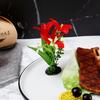 Тарелка с морепродуктами поднос блюдо морепродукты украшения цветы поделки кухня отель фастфуд суши кухня декоративные кастрюли украшенные птицы