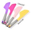 Silicone Cream Baking Scraper Heat Resistant Scraper Non Stick Butter Spatula Kitchen Pastry Scraper Cake Baking Tools