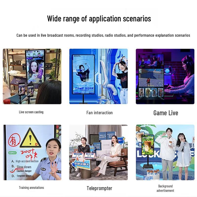 LUOBAOYI Live Streaming Touch Screen Monitor CN plug (adapter included)