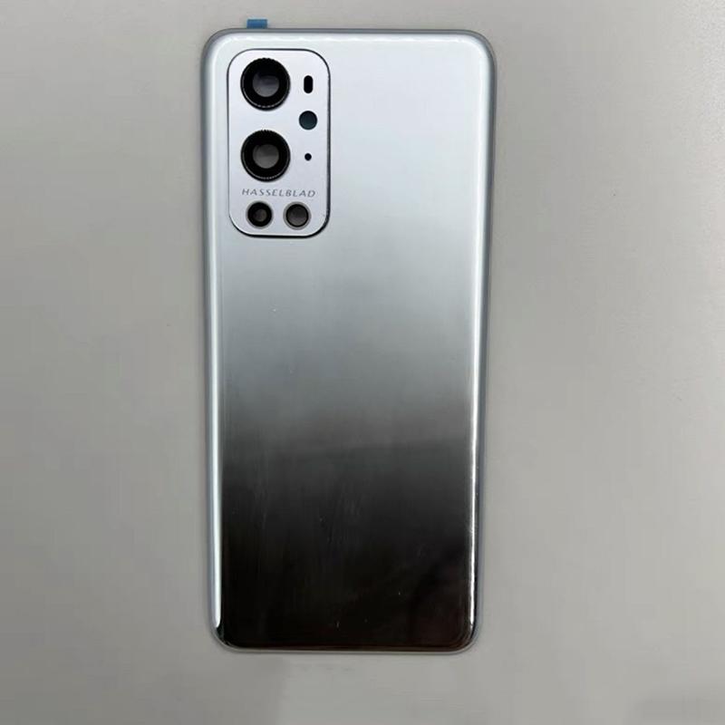 + Back Cover For Oneplus 9 Pro Glass Battery Cover Rear Housing Case Replacement Part For One Plus 1+ 9Pro & Camera Lens