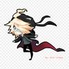 Danganronpa Chibi Komaeda Danganronpa 2 Goodbye Despair Chibi Print Sticker On Clothes DIY Thermal Stickers For T-Shirts Patch Iron On Transfer Patch