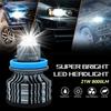 Car H7 H11 H8 H9 9005 HB3 9006 HB4 Led Fog Light Bulb Led Fog Lamp Lens CSP 6000K WhiteTurbo Fog Light For 12V 24V