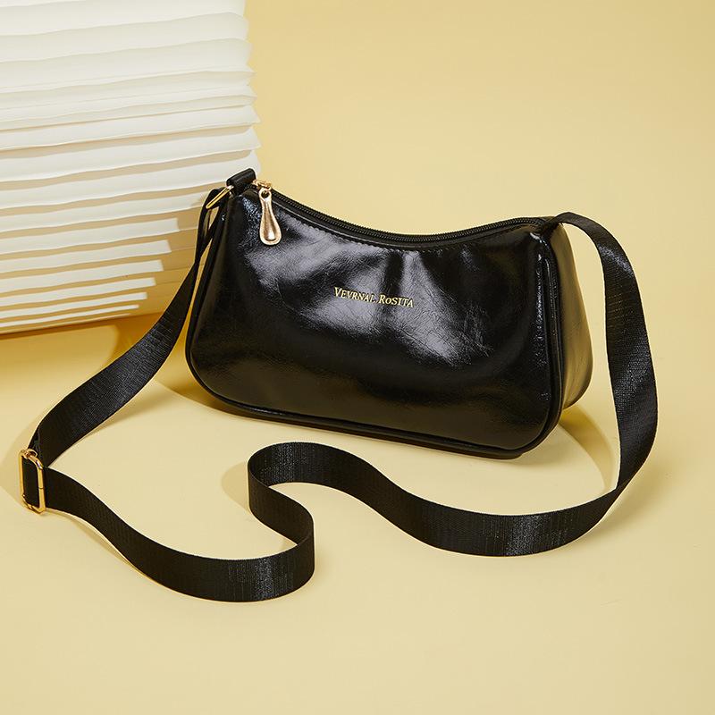 Retro Oily Underarm Bag Shoulder Bag Women's Bag Fashion, Underarm Bag