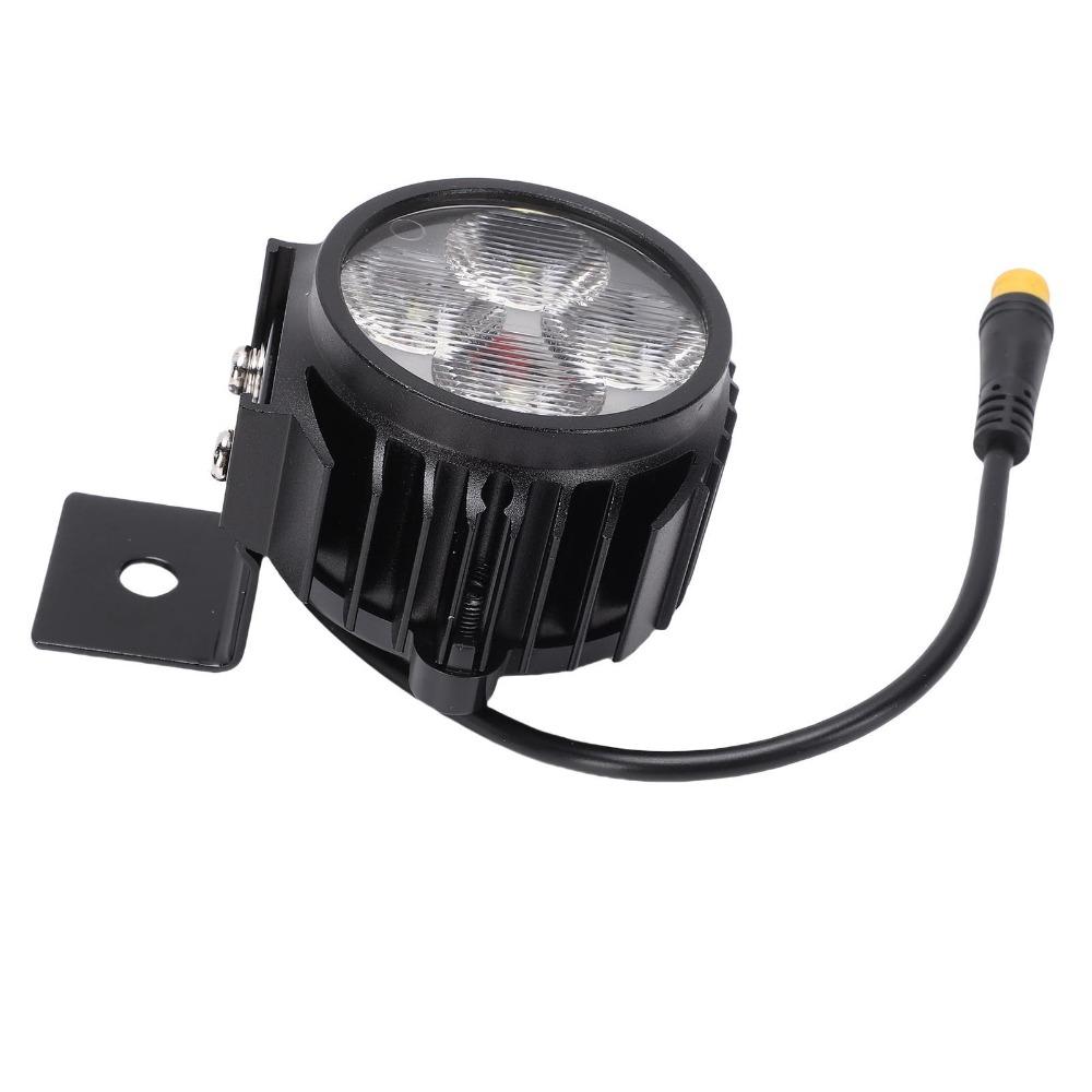 3 Pin Male Connector Electric Scooter Headlight for KukirinG2Pro/G2Max Outdoor Riding