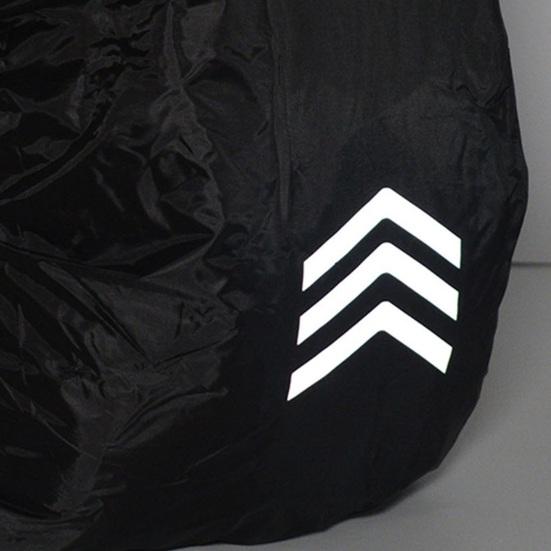 Waterproof Backpack Rain Cover with Reflective Strips Wear-Resistant UV-Proof Night Visibility Backpack Protector Cover