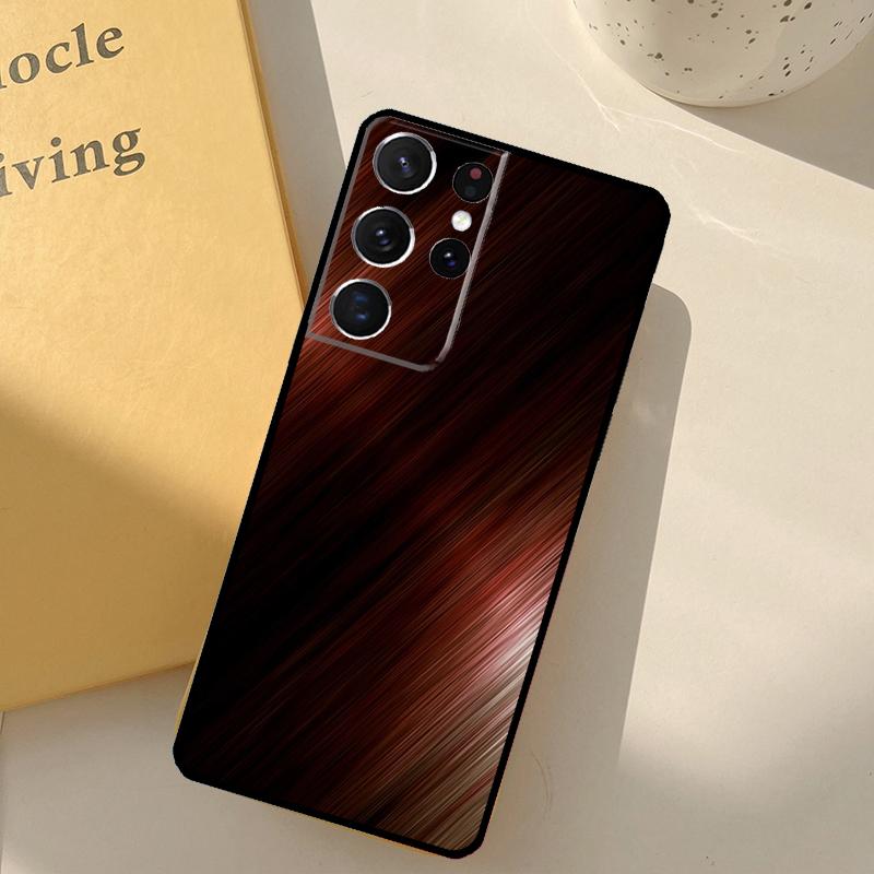 Чехол-бампер для Samsung Galaxy S24 Ultra S20 S21 S22 S23 S25 S9 S10 Plus S25 FE с текстурой шлифованного металла и стальным принтом