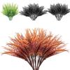 Искусственная 7-вилочная пластиковая персидская трава осеннего цвета, искусственная трава, черные растения, персидские папоротники, украшение из искусственных цветов