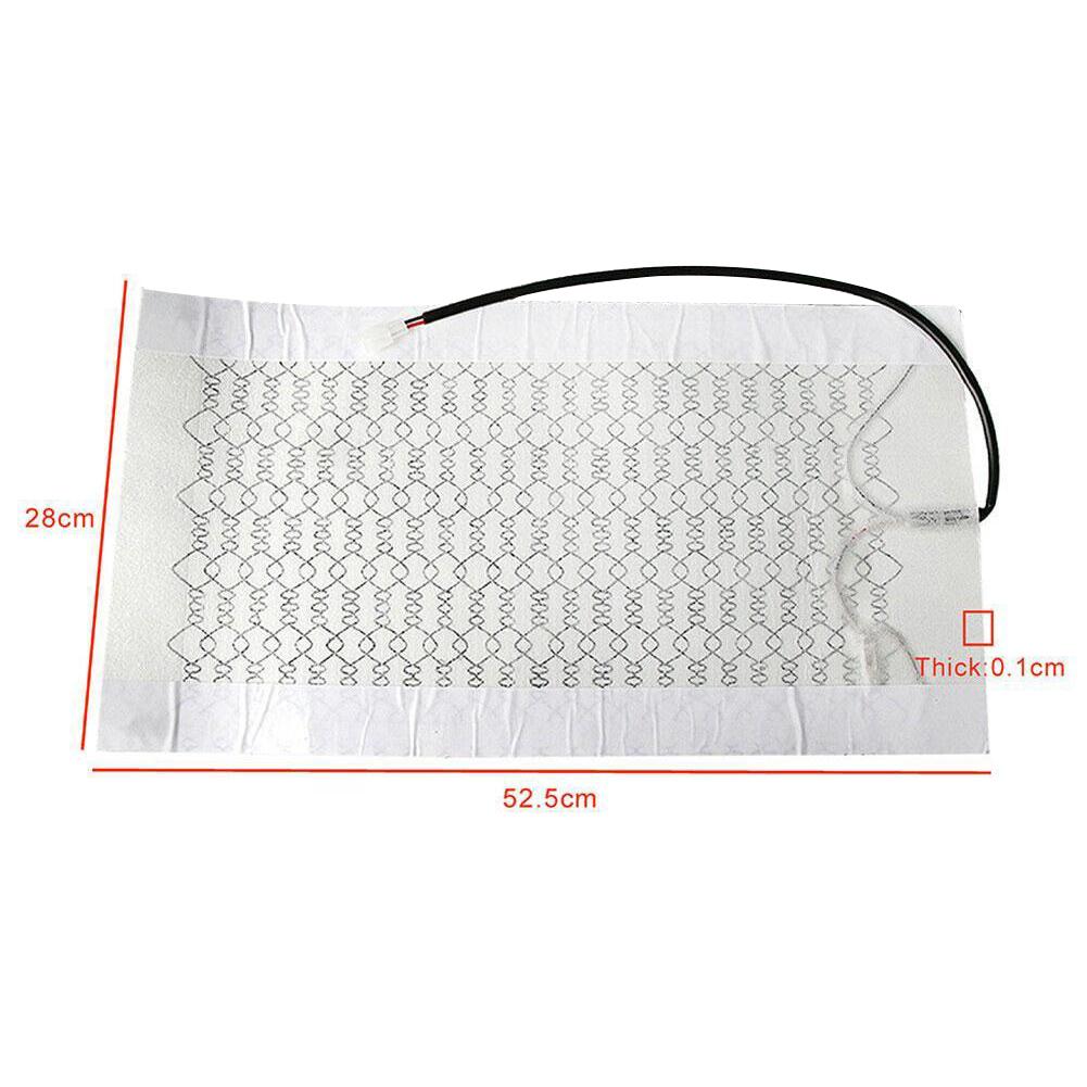 Car Carbon Fiber Heating Seat Cushion Heating Car Seat Heating Cushion Kit Winter Warm Seat Cover Set