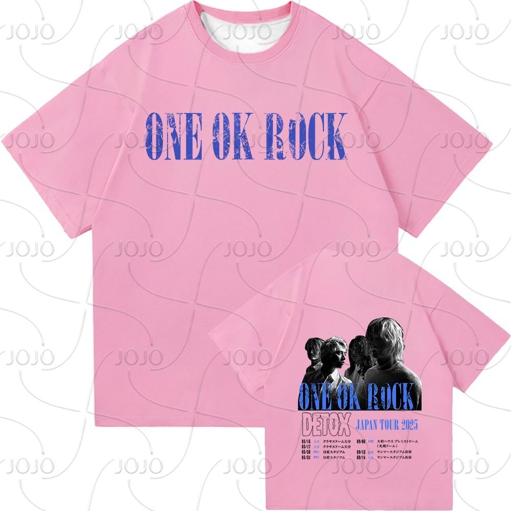One Ok Rock DETOX Tour 2025 TShirt Fashion Men/women Clothing Vintage Harajuku Quick Drying Clothes Punk T-Shirts