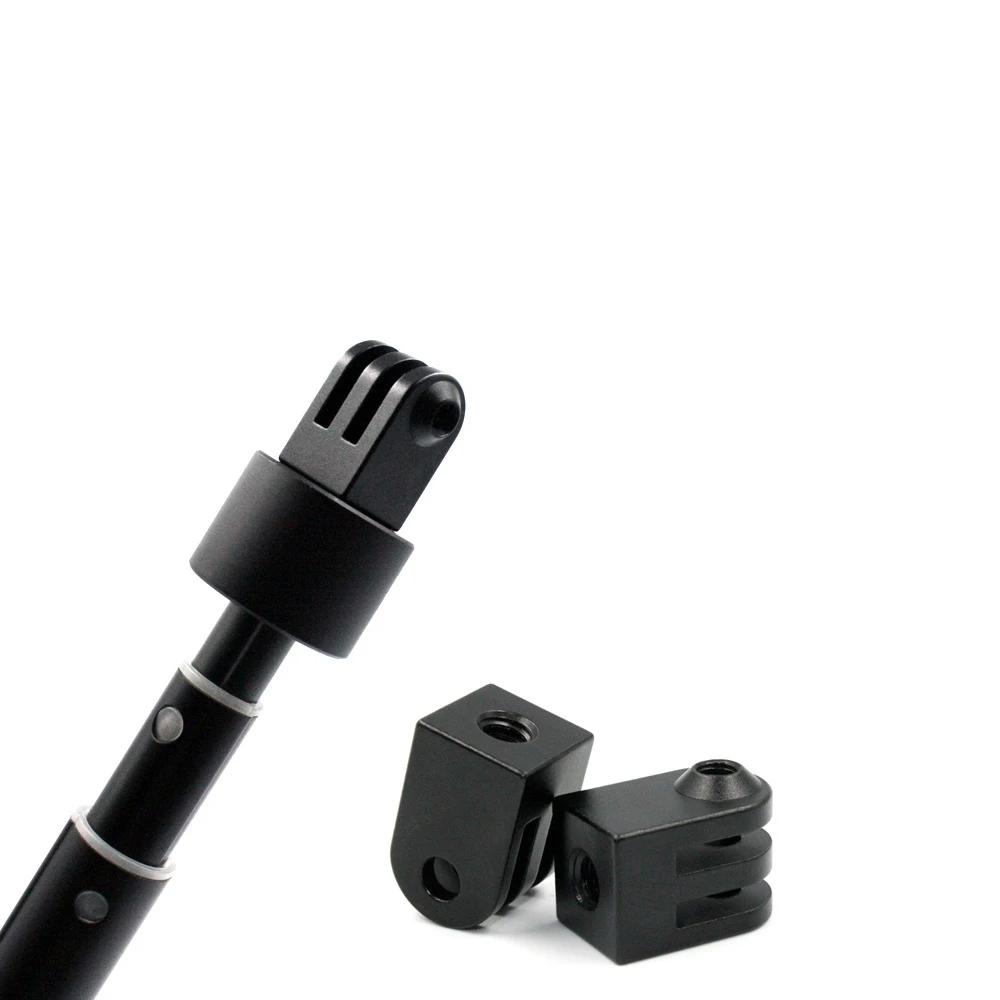 Адаптер-переходник с резьбой 1/4 дюйма из алюминиевого сплава на крепление GoPro, штативный адаптер для GoPro Hero 13 9, DJI Osmo Action, Insta360, аксессуары для камер