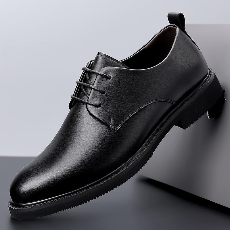 Fashion Fashion Wedding Dress Shoe Men's Formal Shoes Comfortable Platform Leather Oxford Shoes New Elegant Male Office Derby Footwear