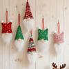 3/6Pcs Faceless Doll Hanging Christmas Tree Pendants  New Year Celebration