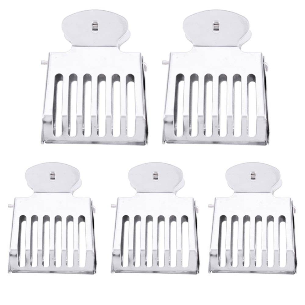 5pcs Durable Queen Bee Catcher Silver Queen Bee Cage Easy to Use Queen Bee Clip Apiculture