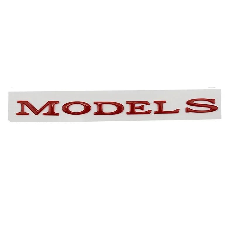 Metal ABS Car Styling Trunk Rear Tail Body Side Badge Sticker for Model 3 S X Y DUAL MOTOR Emblem Exterior Accessories