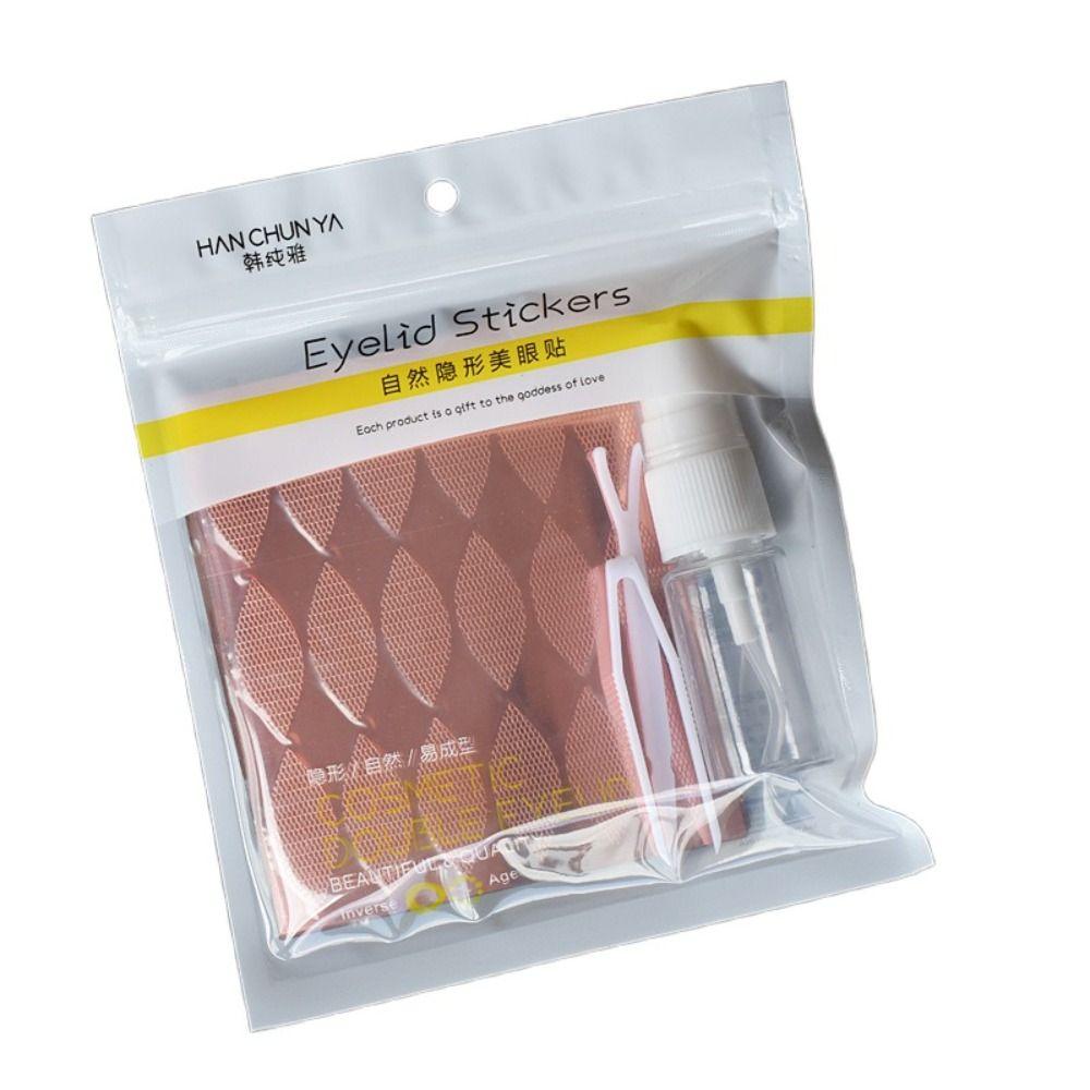 Кружевная паста, лента для двойного века, невидимые наклейки для глаз, самоклеящаяся волокнистая кружевная сетчатая наклейка для век