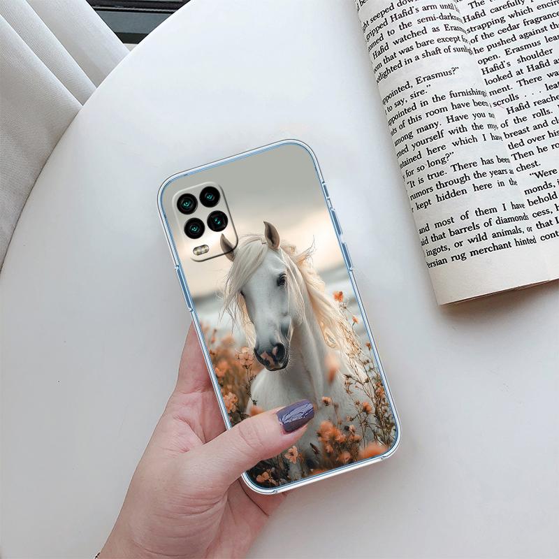 Fine Horse Transparent Phone Case for Motorola Moto G40 G04 G05 One Ace Action Fusion + Plus Hyper Macro Vision Zoom