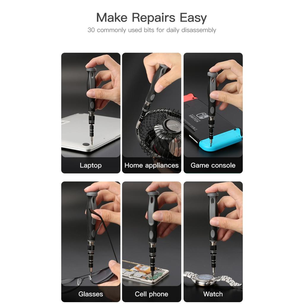 Креативный набор отверток 32-в-1, мини-комплект магнитной отвертки, набор для мобильного IPad-камеры, велосипеда, инструмента для ремонта наружного оборудования