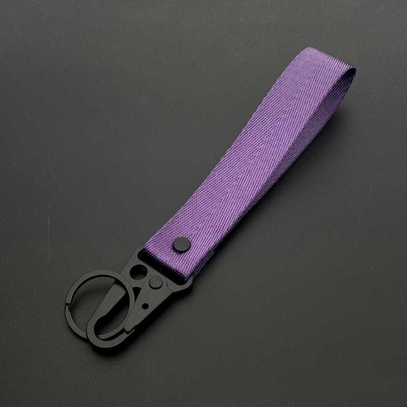 Keychain Wrist Strap Heavy Duty Colorful Nylon Webbing Strong Hanging Lanyard for Phone Wallet Travel Accessories