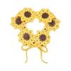 Hollowed-out Flower Hair Band Pastoral French Scarf Bandana Sweet Hair Wrap  Photography Prop