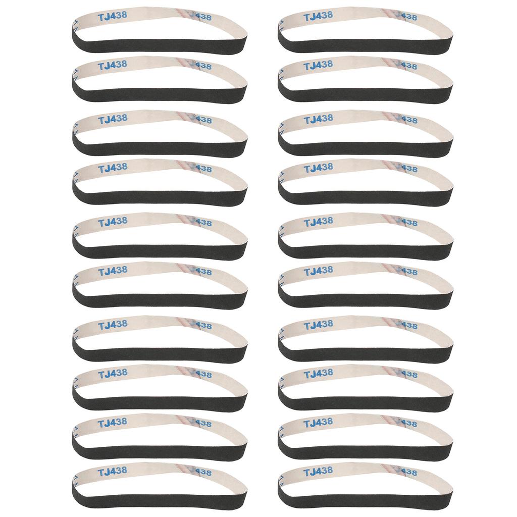 Набор из 20 абразивных наждачных лент для шлифовки и полировки