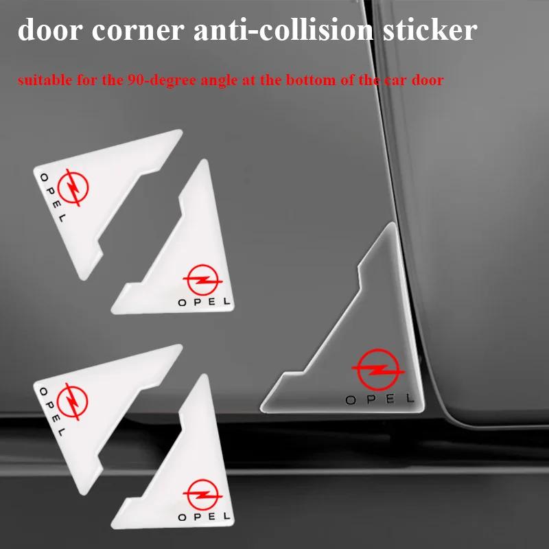 AAHY1 Anti-collision and anti-scratch stickers for car door corners For Opel Astra j g Insignia Corsa d Vectra c Zafira a Auto Gadgets