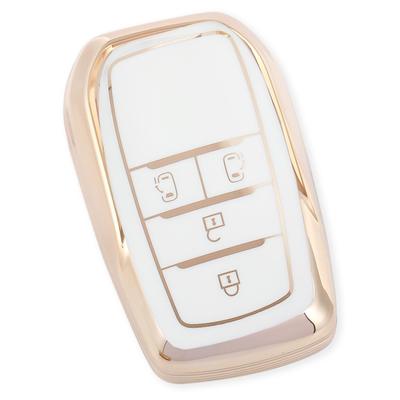 Совместимость с чехлом для ключа YANMW Sienta для Toyota Voxy 90 серии Noah 90 серии Кнопки чехла для ключа (4 белых)
