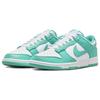 Nike Dunk "Clear Jade" trendy casual low-top sneakers for men in white and green DV0833-101