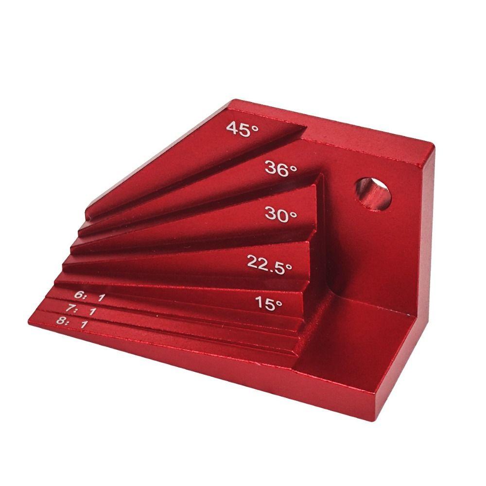 Angle Auxiliary Measuring Bevel Block Gauge Precision Woodworking Protractor  Woodworking Tools