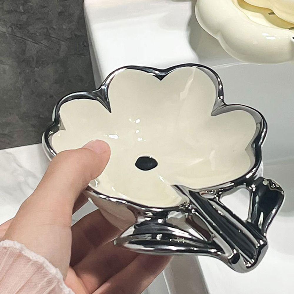 Роскошная мыльница в форме цветка, самоосушающаяся мыльница, креативный держатель для мыла в ванной комнате, кухня