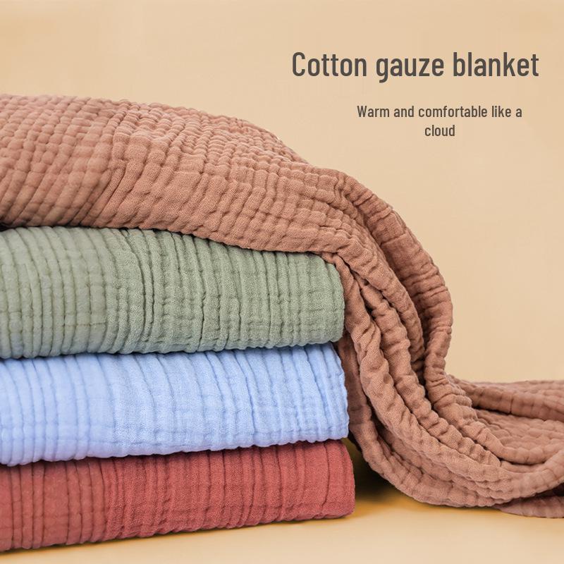 Six-Layer Pure Cotton Gauze Summer Blanket & Towel Quilt
