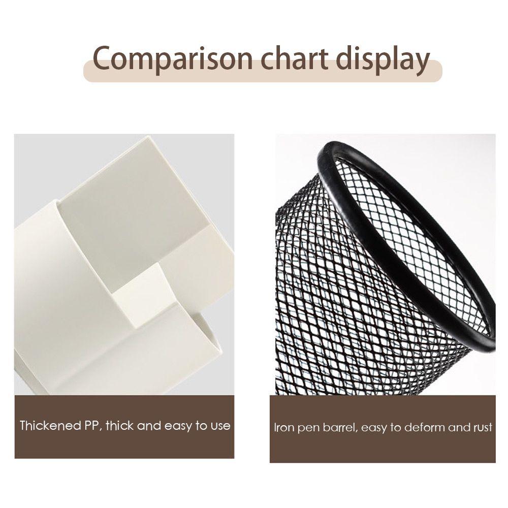 Plastic Pen Holderizer Rotatable Makeup Brush Organizer Box Household Pen Holder