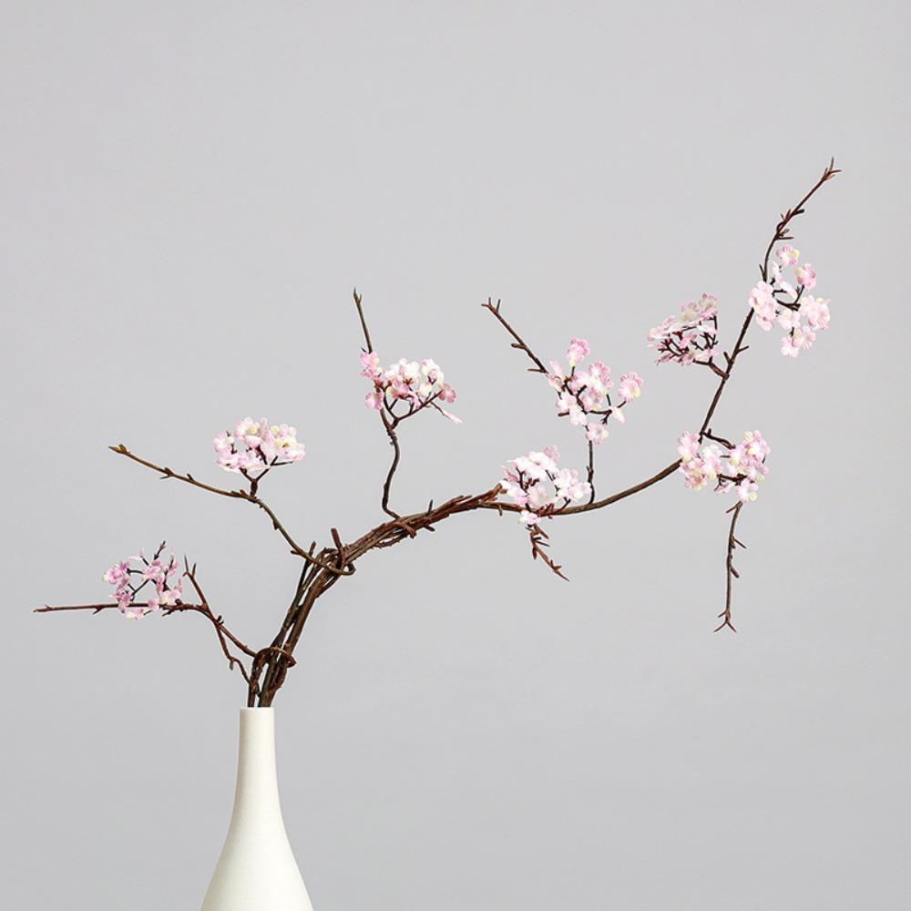 Искусственные ветки вишни 'Real Touch' Реалистичные пластиковые имитации веток сакуры Элегантные ручной работы искусственные цветы