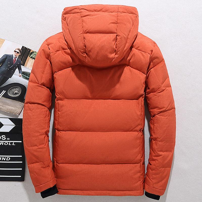 -30 ℃ Зимняя мужская толстая куртка-пуховик, мужская зимняя парка, пальто, мужская теплая зимняя куртка-пуховик, верхняя одежда