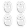4Pcs Car Door Groove Cushion Silicone Gel Anti-Collision Protective Cover For Citroen C1 C2 C3 C4 C5 C6 C8 C4L DS3 DS4 DS5LS DS6 akr256