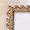 Винтажная фоторамка из золотой смолы для настольного декора, ретро-дизайн, для дома, спальни, офиса, фоторамка с легкой вставкой