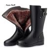 Female Winter Boots New Genuine Leather Female  Boots Big Size Wool Booties Woman Non-slip