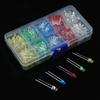 Light Emitting Diodes 5 Colors Electronic Components 3mm LED / 5mm LED Assorted Color DIY LED Light Emitting Diodes Set