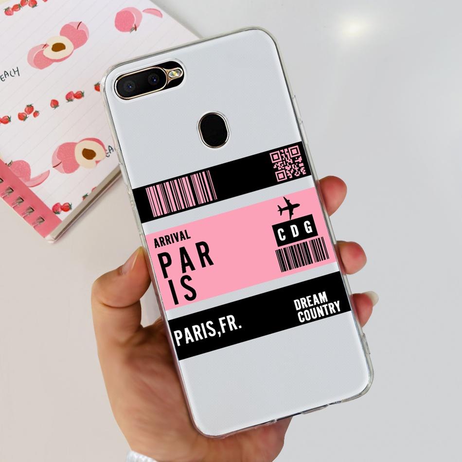For OPPO A5S Case Cute Pattern Soft Silicone TPU Cover Cases For Oppo A5Ss AX5s A 5S CPH1909 CPH1920 CPH1912 Phone Shell Bumper