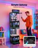 Claw Crane Machine, Medium-Sized Arcade Game Machine with Claw + Grabber Double-Layer, Light & Sound, Toy Candy Grabber Prize Dispenser Vending Toy,