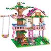504pcs Friends City Tree House Summer Holiday Villa Castle Building Blocks Sets Figures Garden DIY Toys for Kids Girl Birthday Gift
