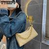 Women's Chain Underarm Bag Solid Spring and Summer Versatile Shoulder Bag Ladies Portable Large-capacity Leisure Bag