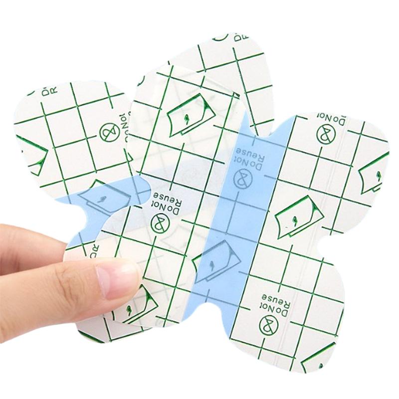 Пластырь в форме бабочки на пятку, устойчивый к износу, невидимый, устойчивый к поту, на ступню, на носок, лодыжку, медленное давление, остановка скрежета