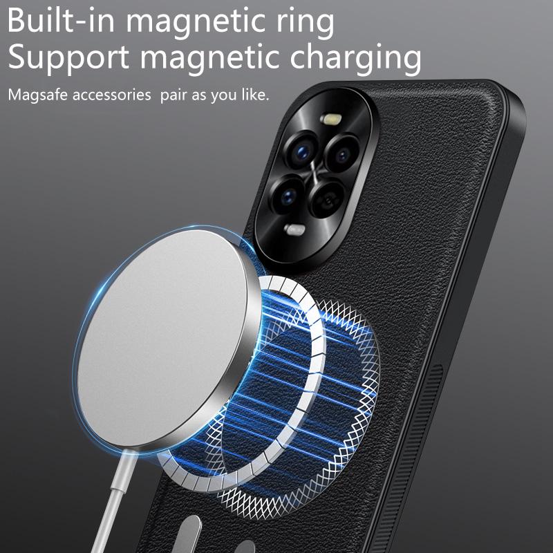 Для Huawei Nova 13 13 Pro кожаный чехол-книжка с полной защитой, магнитный, водонепроницаемый, противоударный, с защитой от отпечатков пальцев