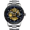 New Top Brand Automatic Mechanical Watch Business Hollow Fashion Men's Automatic Mechanical Watch